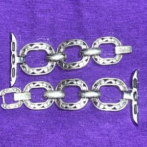 Brighton Silver Chain Link Apple Watch band